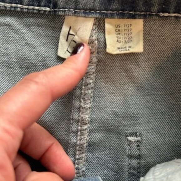 NWT blue jean maxi skirt - Picture 4 of 4